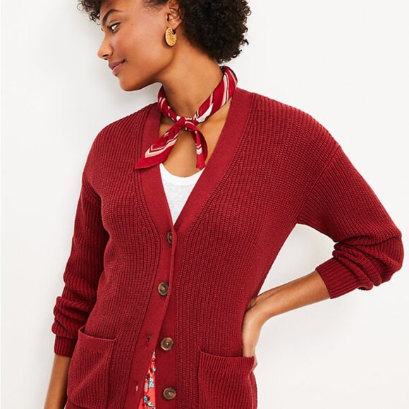 Boyfriend Cardigan-Loft - Picture 1 of 3